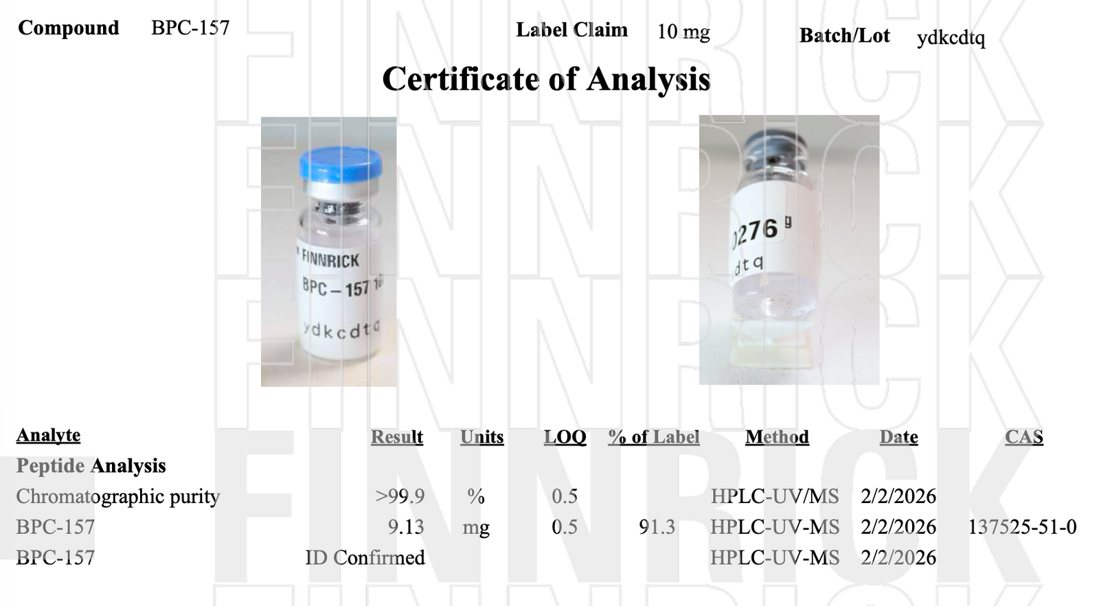 BPC-157 10mg