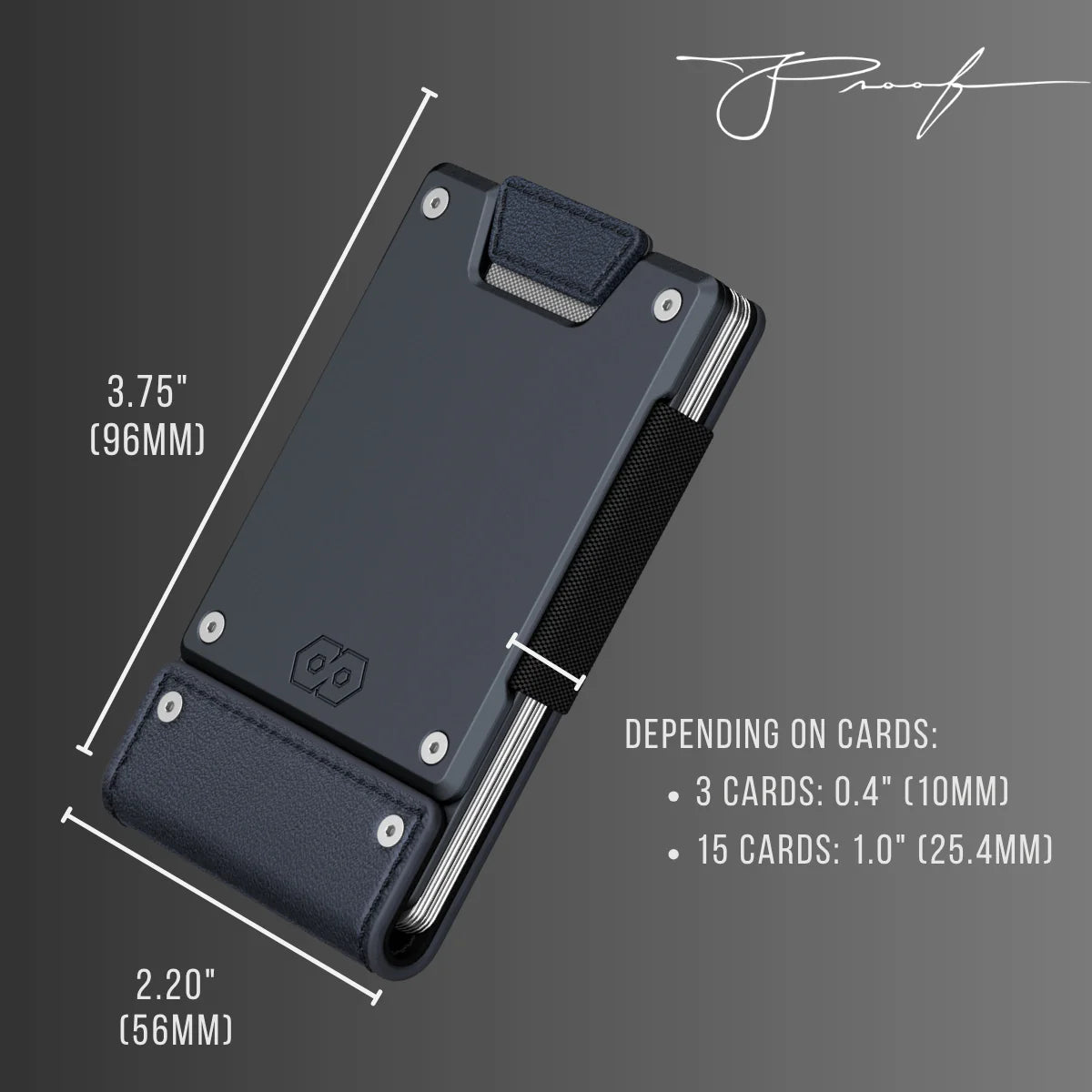 The Nautilus | Blue Full Grain Leather & Ocean Blue Metal