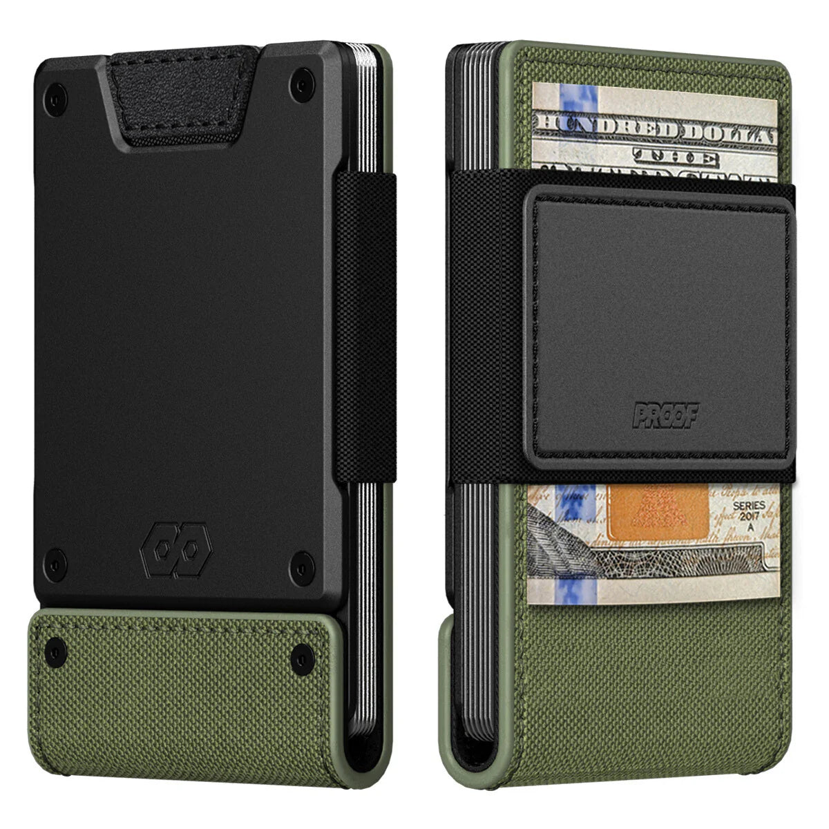 The Sentinel | Olive Drab Ballistic Nylon & Matte Black Full Grain Leather