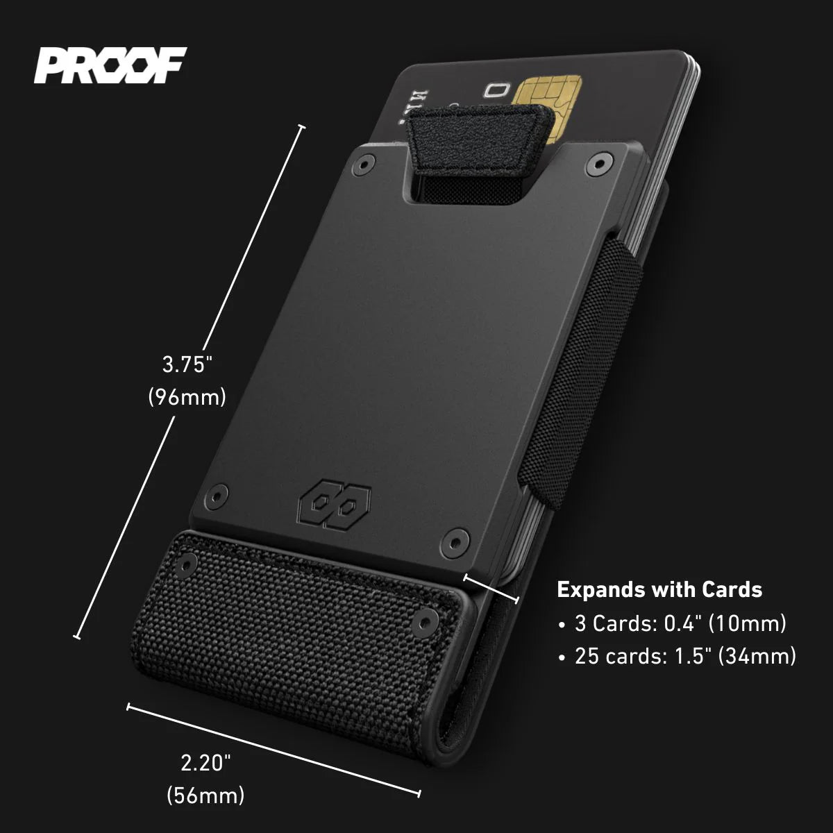 The Monolith | Black Ballistic Nylon & Matte Black Full Grain Leather