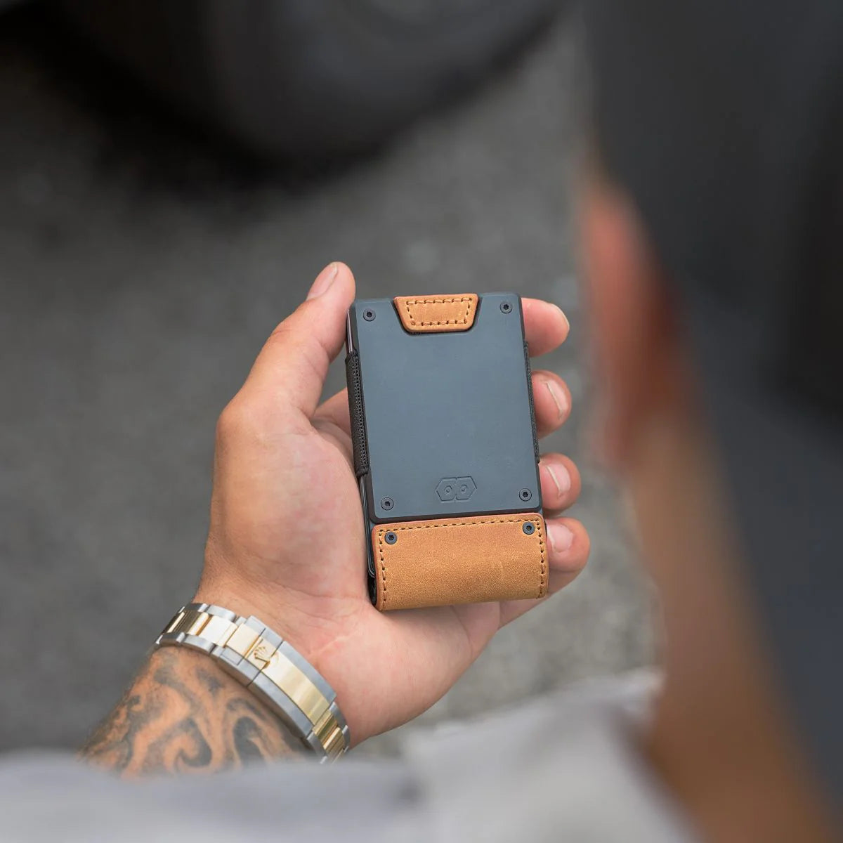 The Executive | Tobacco Top Grain Leather & Dark Gunmetal