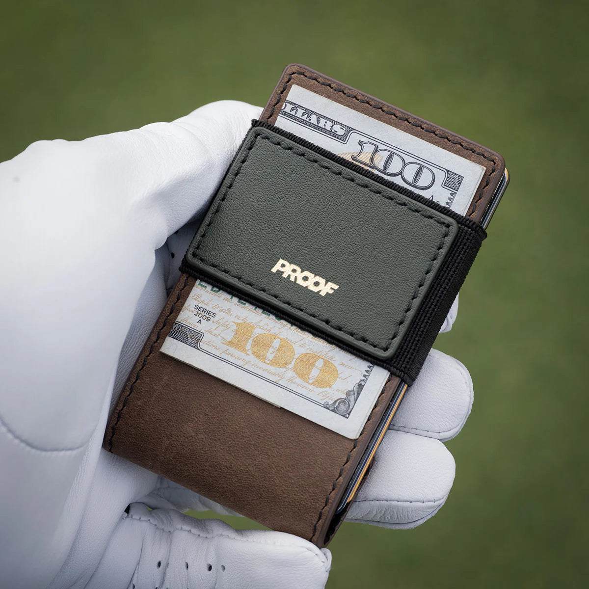 The Greenskeeper | Classic Leather &amp; Fairway Green Metal