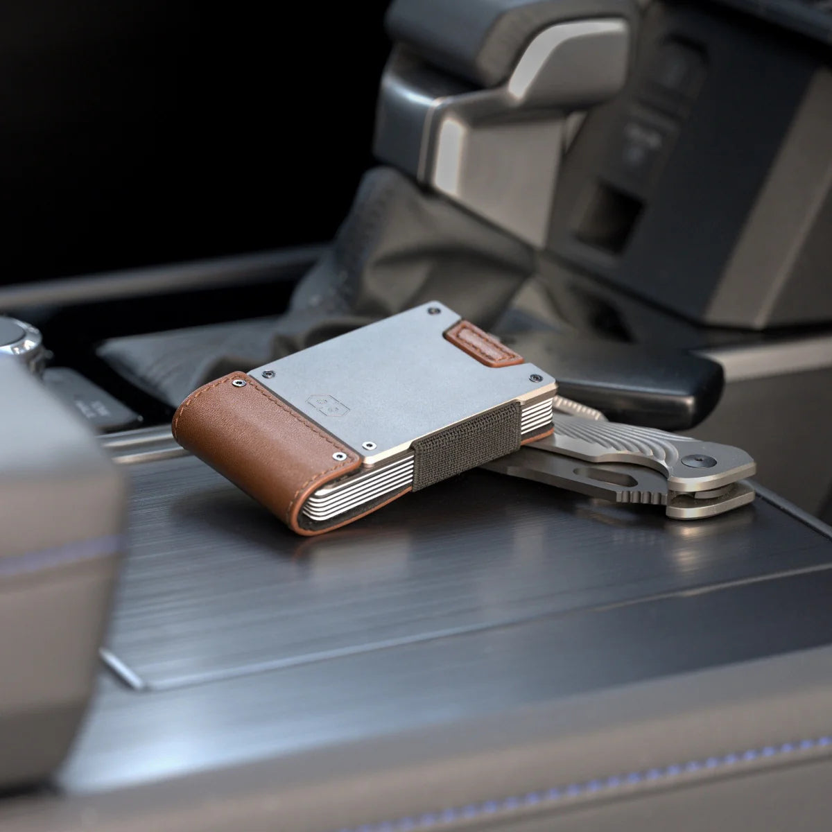 The Legacy | Burnished Oak Full Grain Leather & Satin Gunmetal