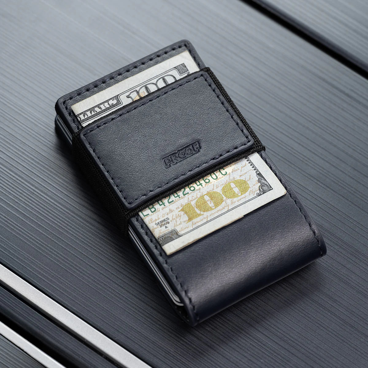 The Nautilus | Blue Full Grain Leather & Ocean Blue Metal