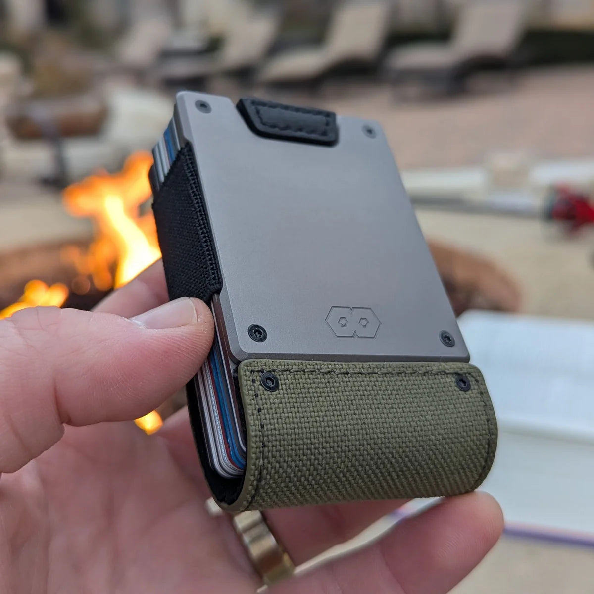 The Operator | Olive Drab Ballistic Nylon & Matte Black Full Grain Leather