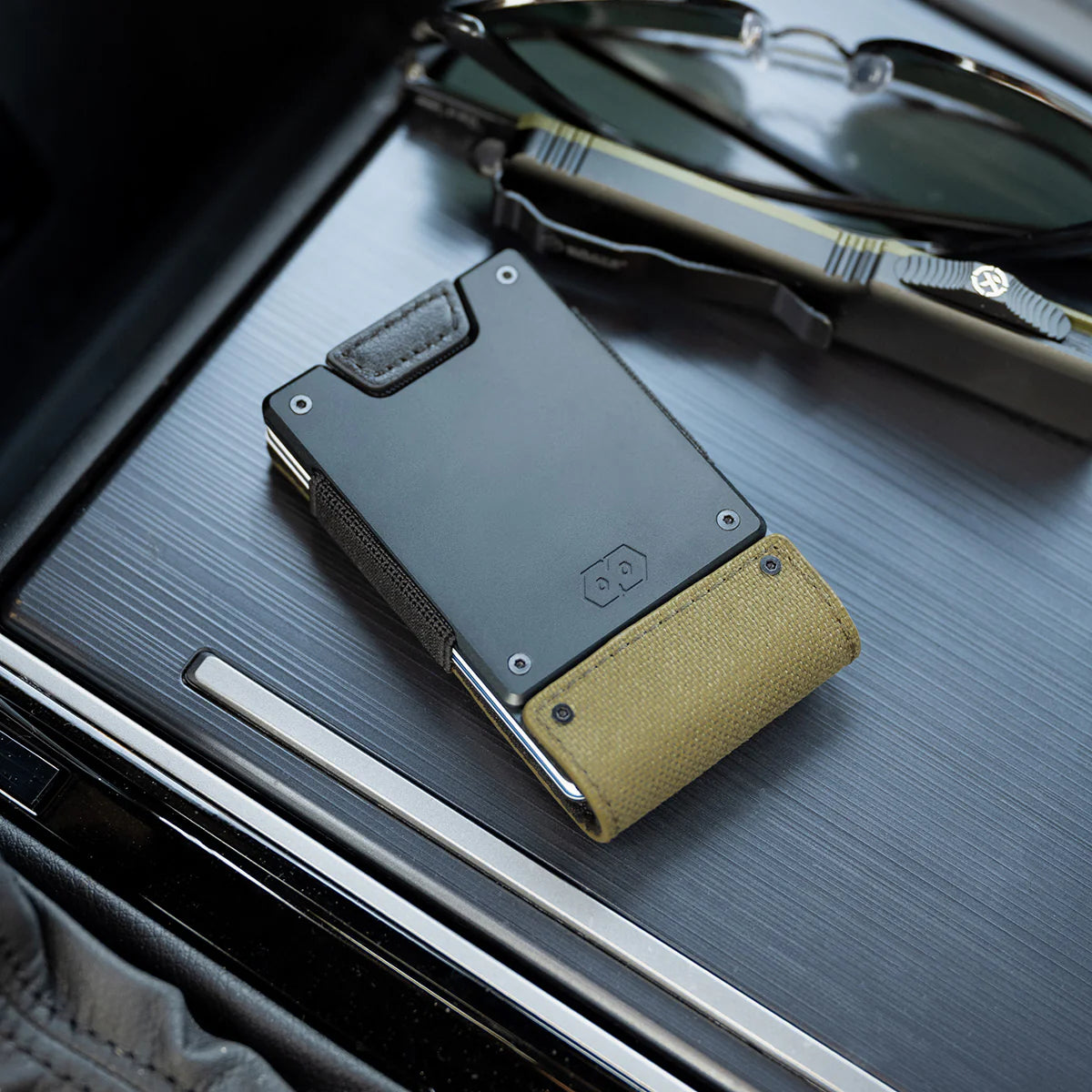 The Sentinel | Olive Drab Ballistic Nylon & Matte Black Full Grain Leather