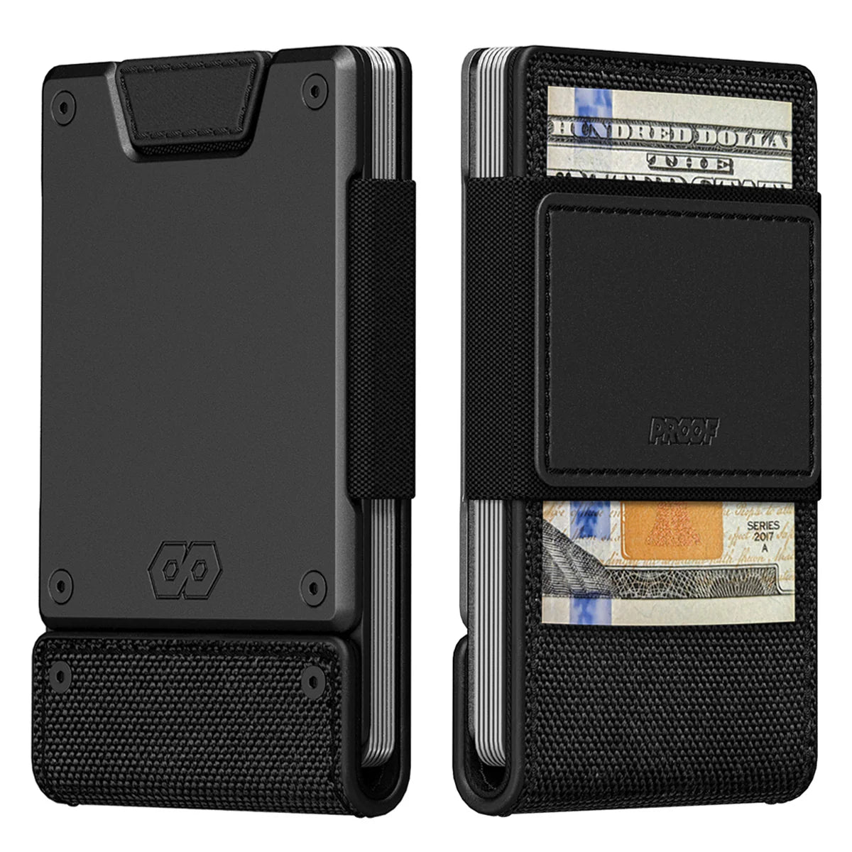 The Monolith | Black Ballistic Nylon & Matte Black Full Grain Leather