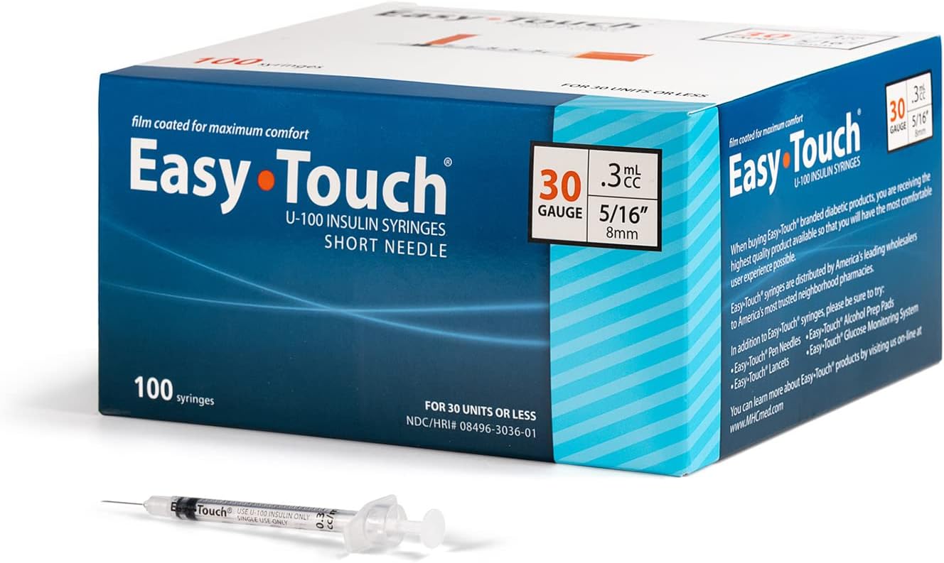 Insuline Syringe - Single package of 10 syringes